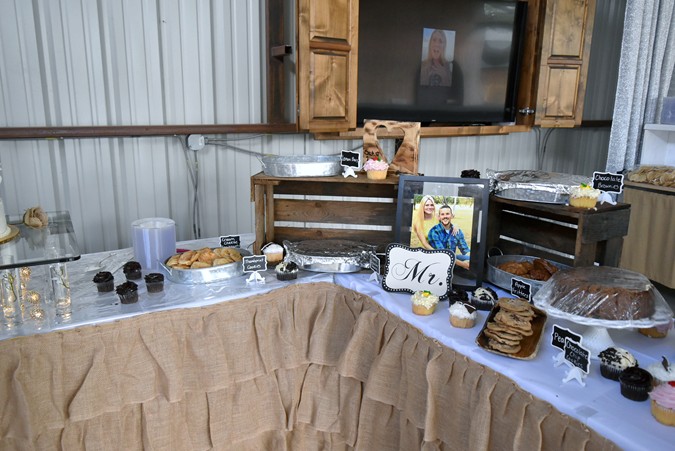 "Baked Goods Added To Groom's Table"