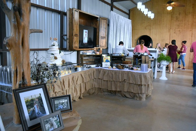 "Bride's & Groom's Tables Ready To Go"