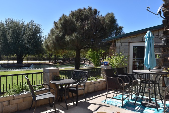 "View of Bridge from Patio"